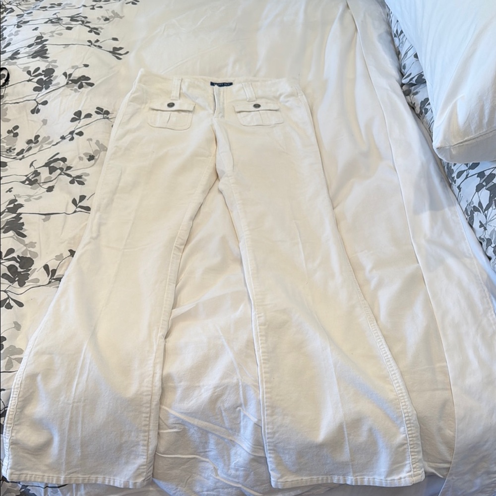 Smart Set White bootcut Pants - low rise